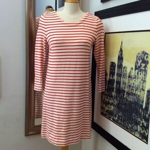 Long sleeve striped jersey J.Crew dress